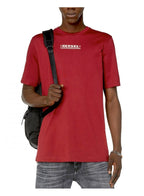 Diesel Mens T-Just T Shirt Deep Red