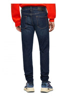 Diesel Mens D-strukt Denim Slim Tapered Jean Dark Blue 009hn