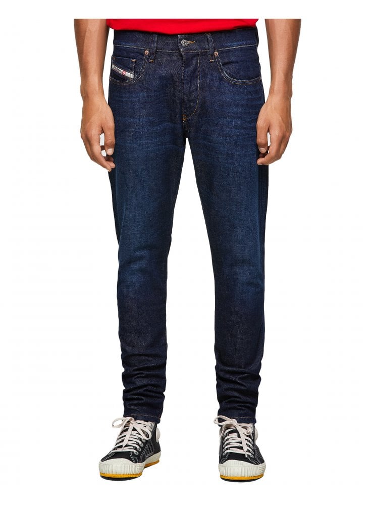 Diesel Mens D-Strukt Denim Slim Tapered Jean 09A12