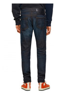 Diesel Mens D-strukt Denim Slim Tapered Jean Dark Blue 09A45