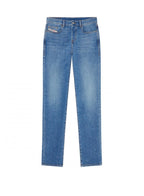 Diesel Mens D-viker Straight Leg Regular Fit Medium Blue 09d47