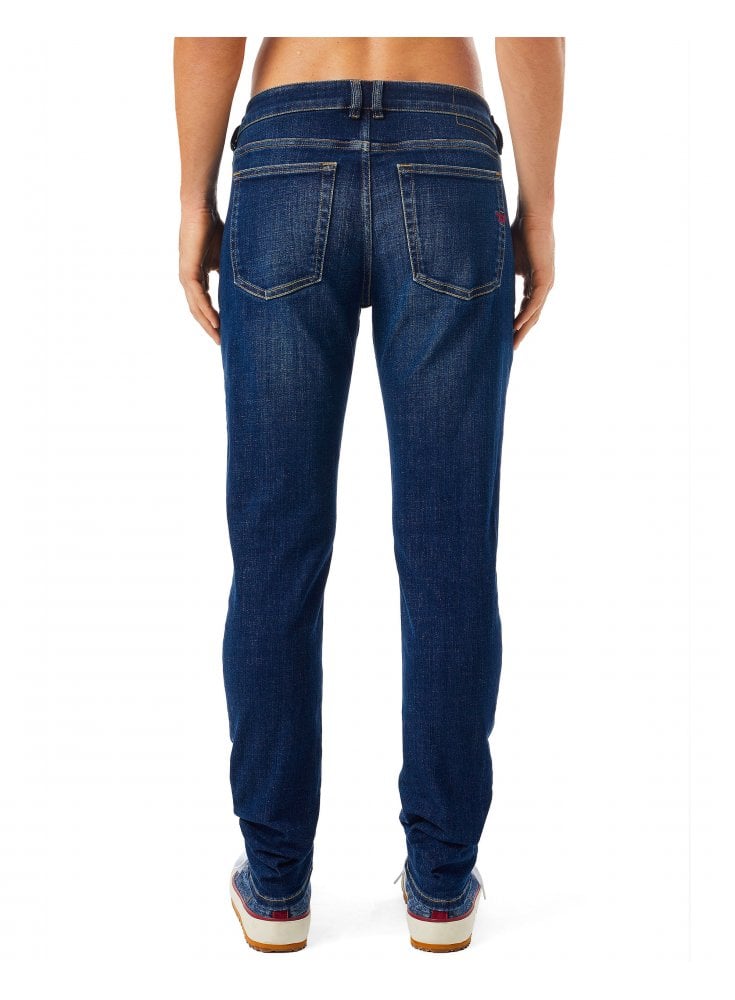 Diesel Mens Sleenker Skinny Fit Low Waist Skinny Dark Blue 09b98