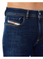 Diesel Mens Sleenker Skinny Fit Low Waist Skinny Dark Blue 09b98