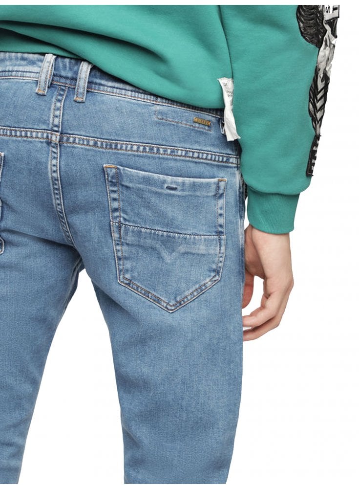 Diesel Mens Slim Skinny Fit Jean Thommer 087AR - Light Blue