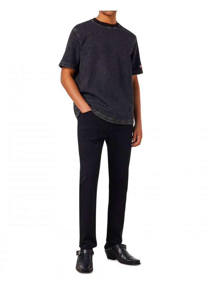 Diesel Mens Soft Stretch Regular Tapered D-FINING Black 069yp