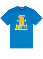 Diesel Mens T-Diegor T Shirt D Top Quality Blue