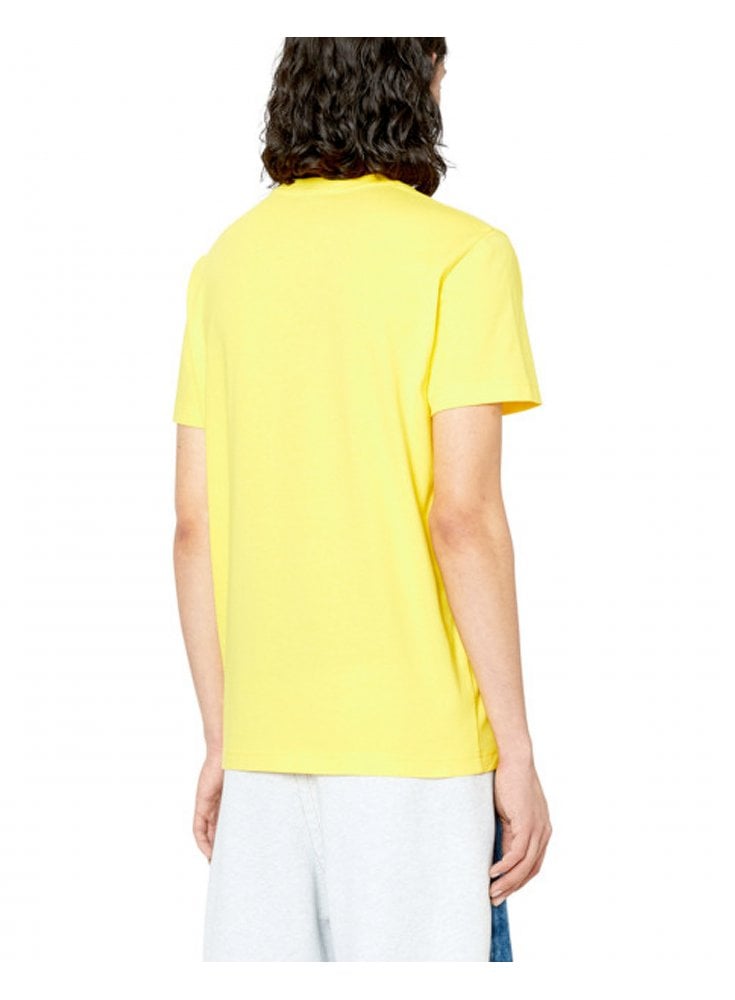 Diesel Mens T-Diegor T Shirt D Top Quality Yellow