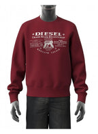 Diesel S-Ginn L2 Sweatshirt Burgundy