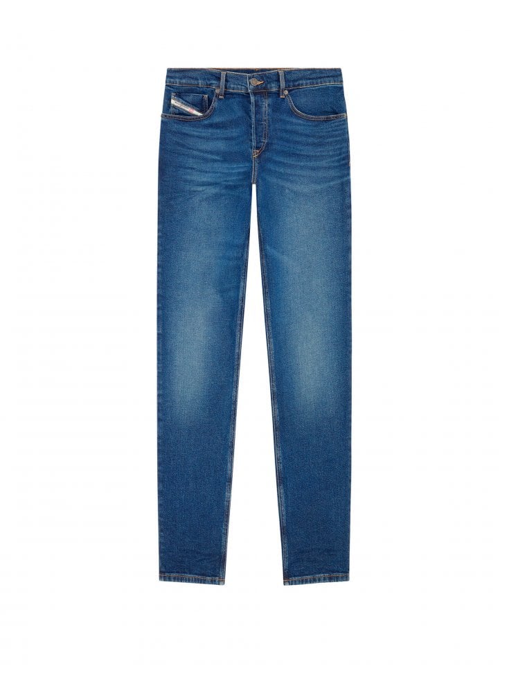 Diesel Soft Stretch Regular Tapered D-Finning Dark Blue Jean 0GYCS