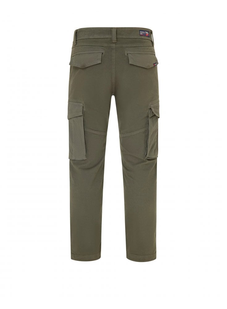 DML Blade Contrast Fabric Cargo Trouser Olive