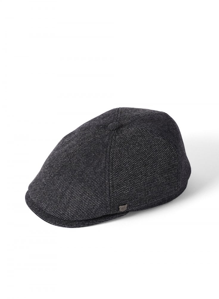 Failsworth Hudson Flat Cap Mix Charcoal