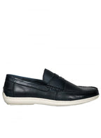 Front Hamilton Mens Soft Driver Slip on Navy