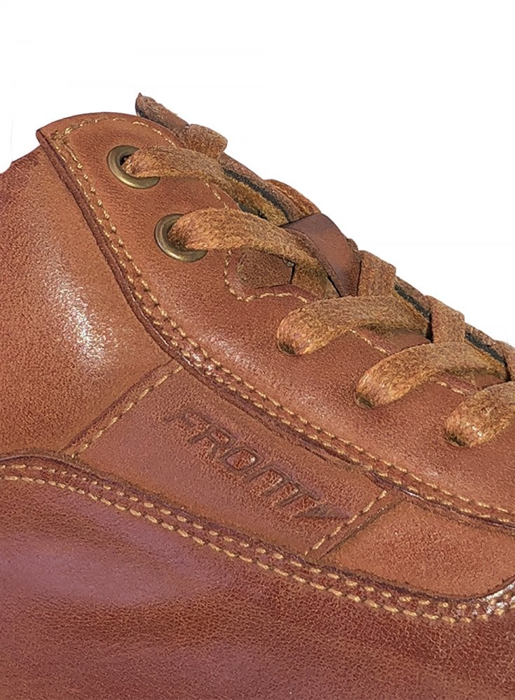 Front Rocky Leather Boot TAN