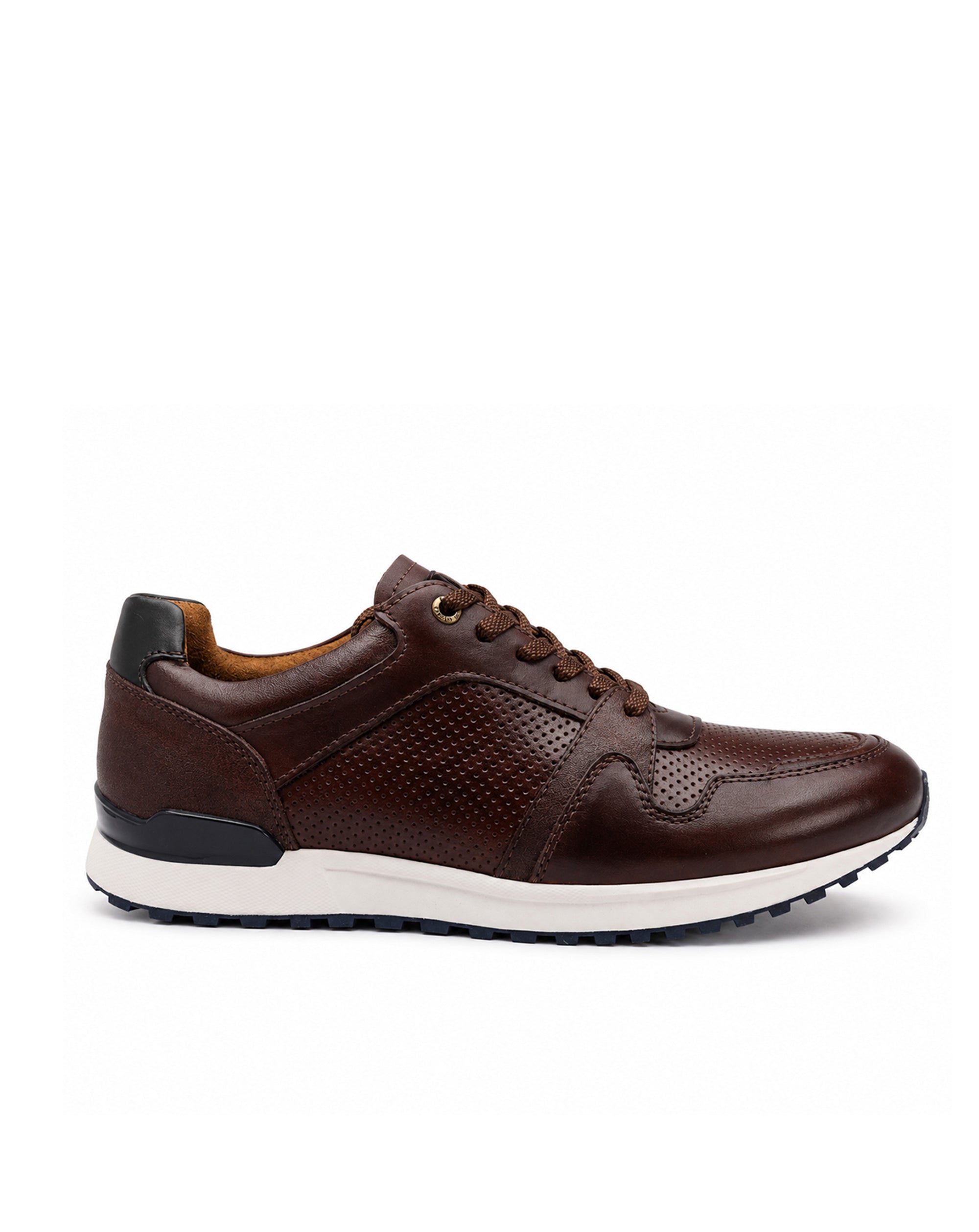 Front Pace leather trainer BROWN