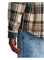 Gant Heavy Twill Check Overshirt Putty