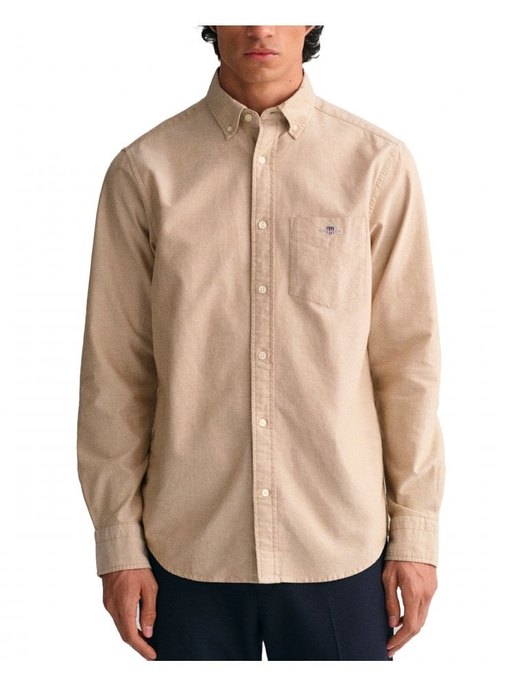 Gant Oxford Shirt Woody Brown