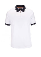 Guide London 1/4 Zip Polo Shirt White
