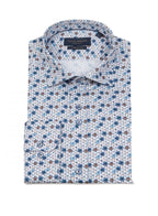 Guide London Cotton Multi Print Long Sleeve Shirt Multi