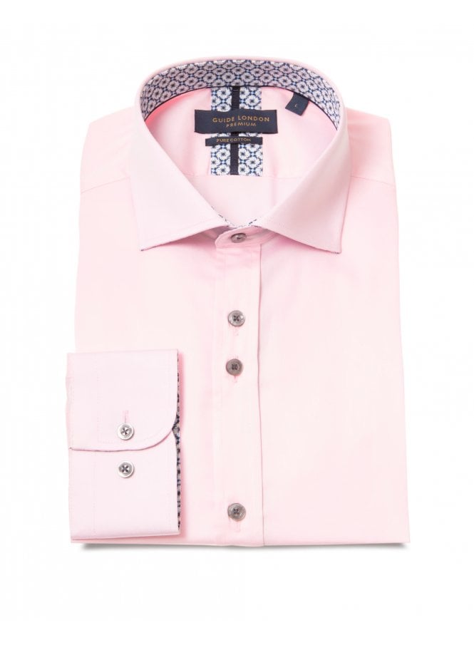 Guide London Long Sleeve Shirt Pink