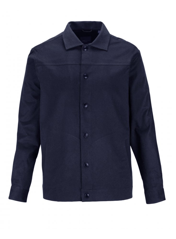Guide London Smart Cotton Jacket Navy