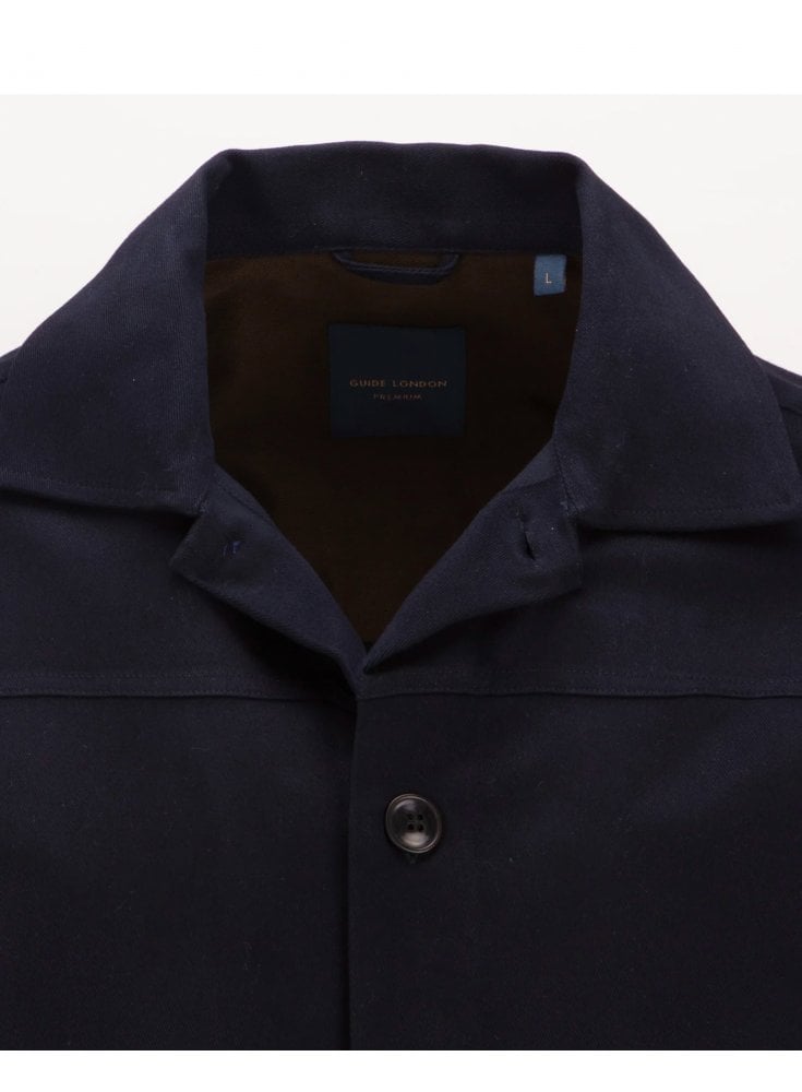 Guide London Smart Cotton Jacket Navy