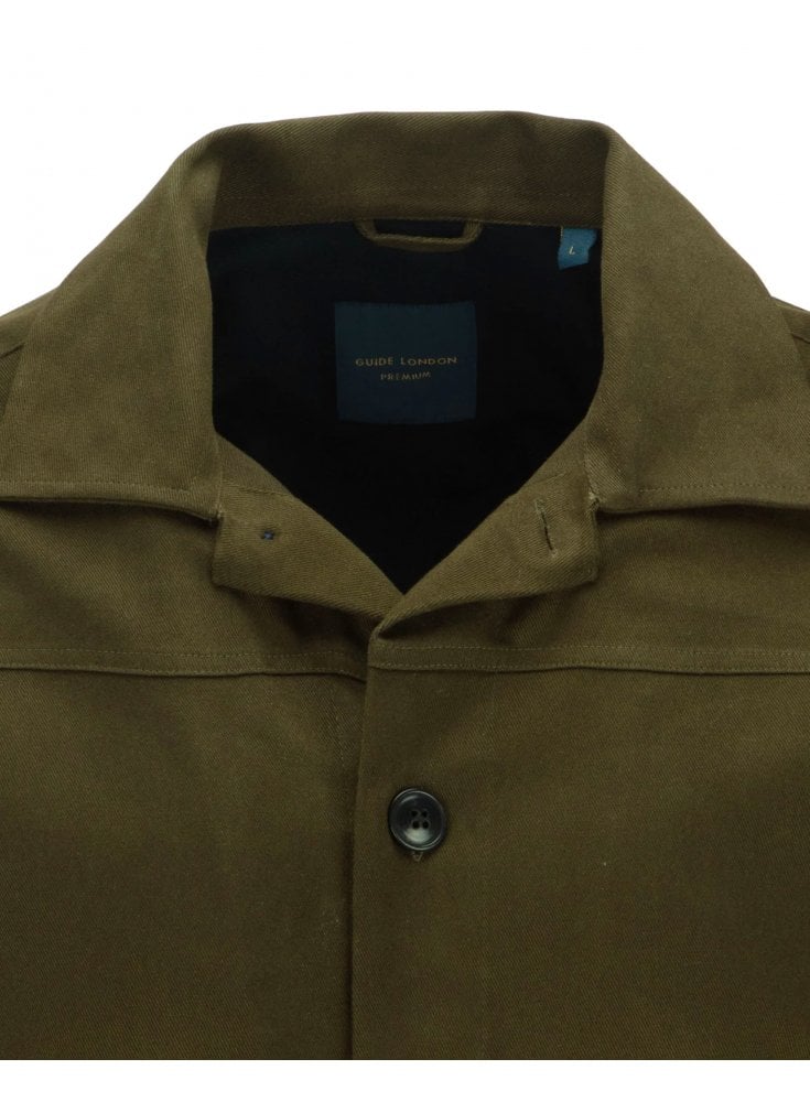 Guide London Smart Cotton Jacket Olive