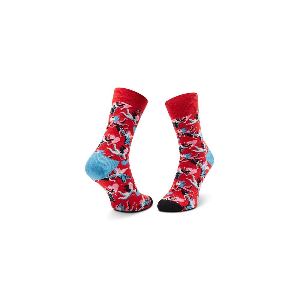 Happy Socks 2-Pack I Love You Socks Gift Box, Red/Black