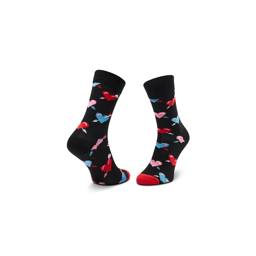 Happy Socks 2-Pack I Love You Socks Gift Box, Red/Black