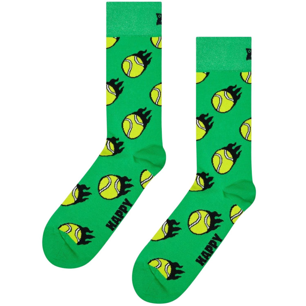Happy Socks 2-Pack Tennis Socks Gift Set, Green/blue