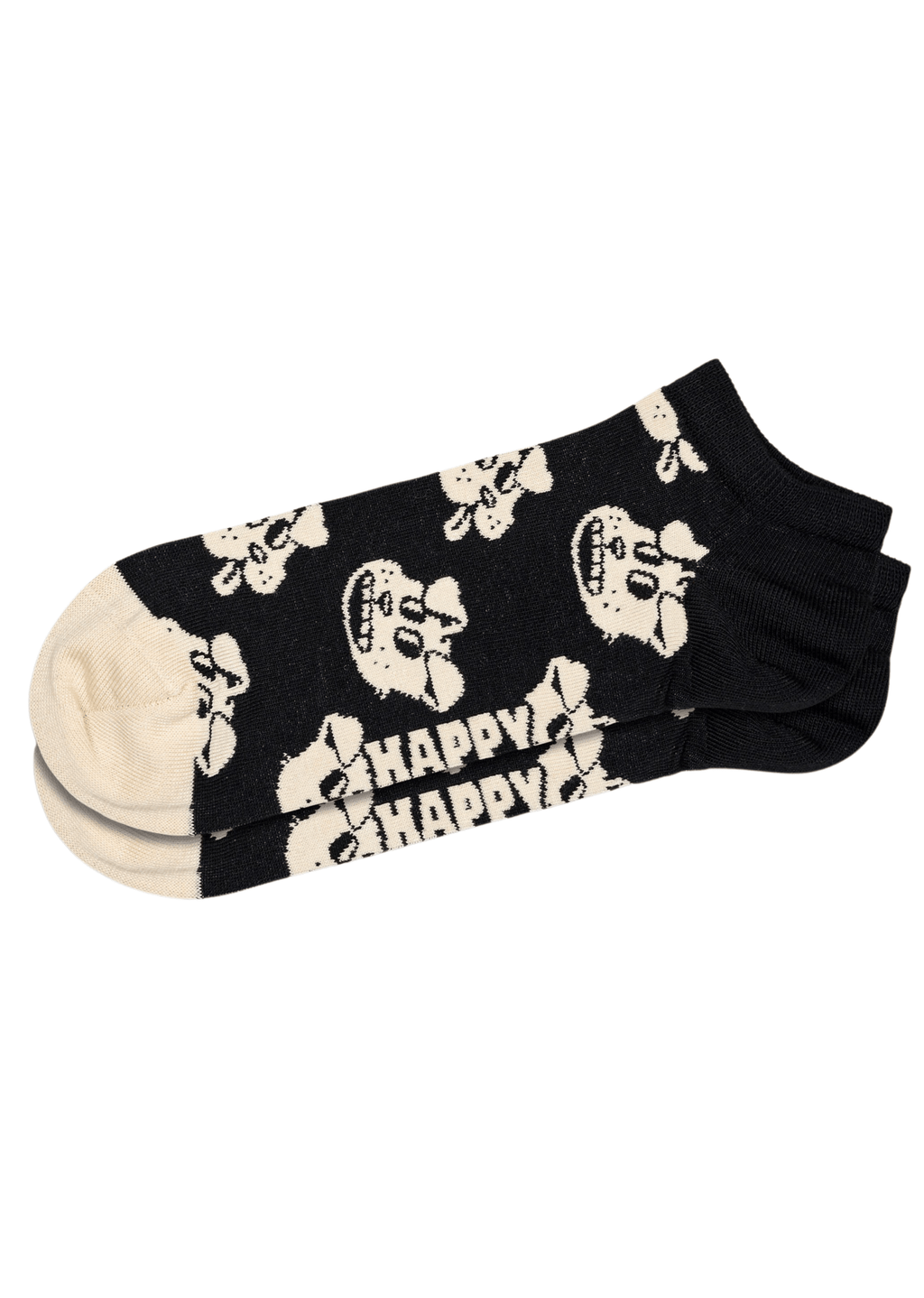 Happy Socks 3-pack Pets Low Socks, Black