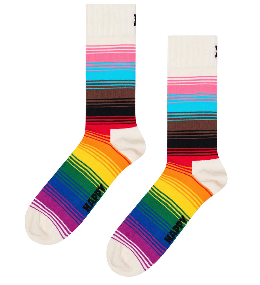 Happy Socks Pride Stripe Sock, Multicolour