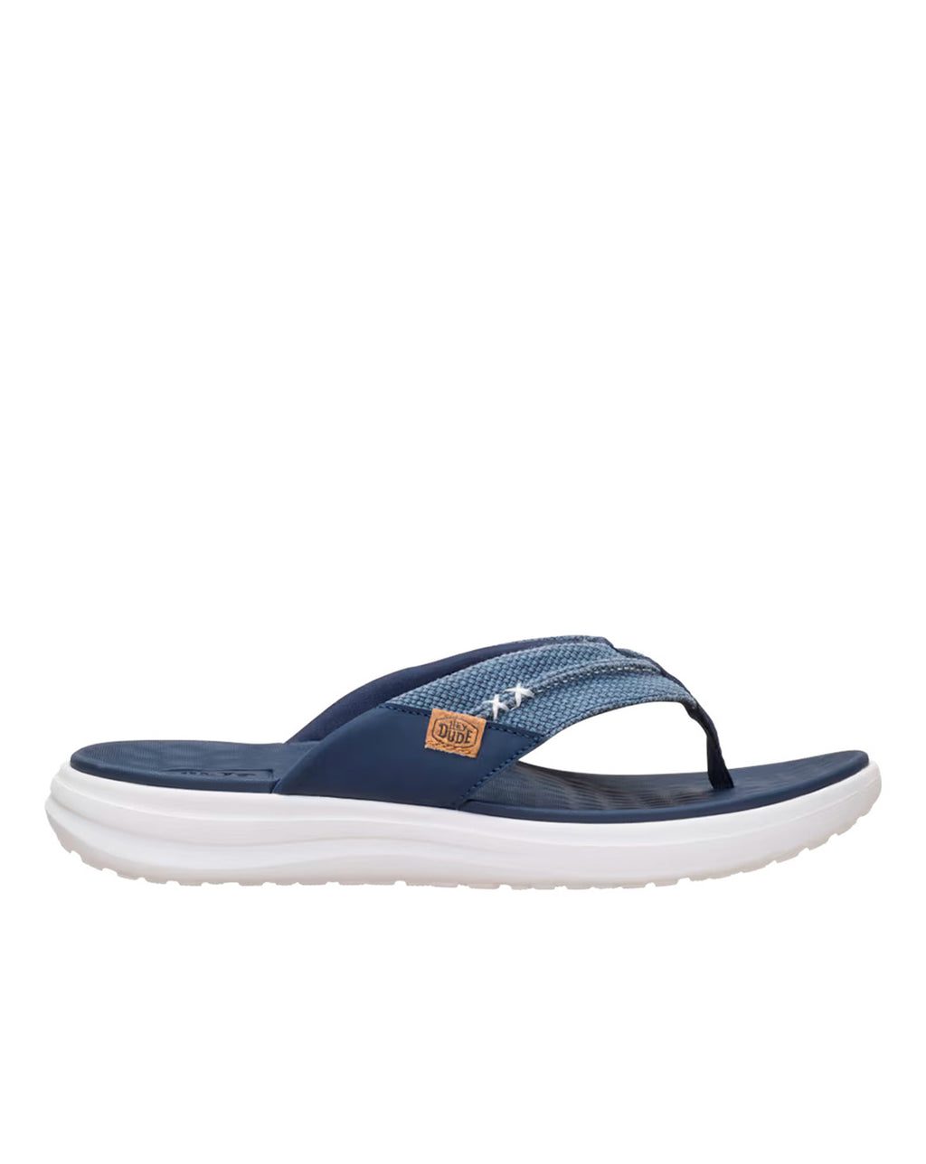 Hey Dude Finn Flip Braided Flip Flop NAVY