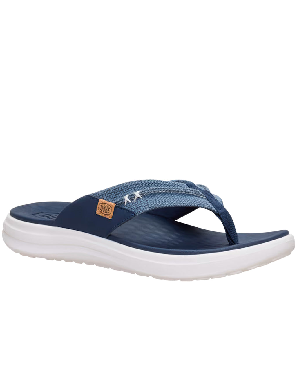 Hey Dude Finn Flip Braided Flip Flop NAVY