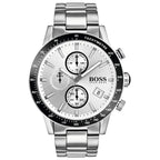 Hugo Boss Men's Watch Chronograph Rafale Silver HB1513511