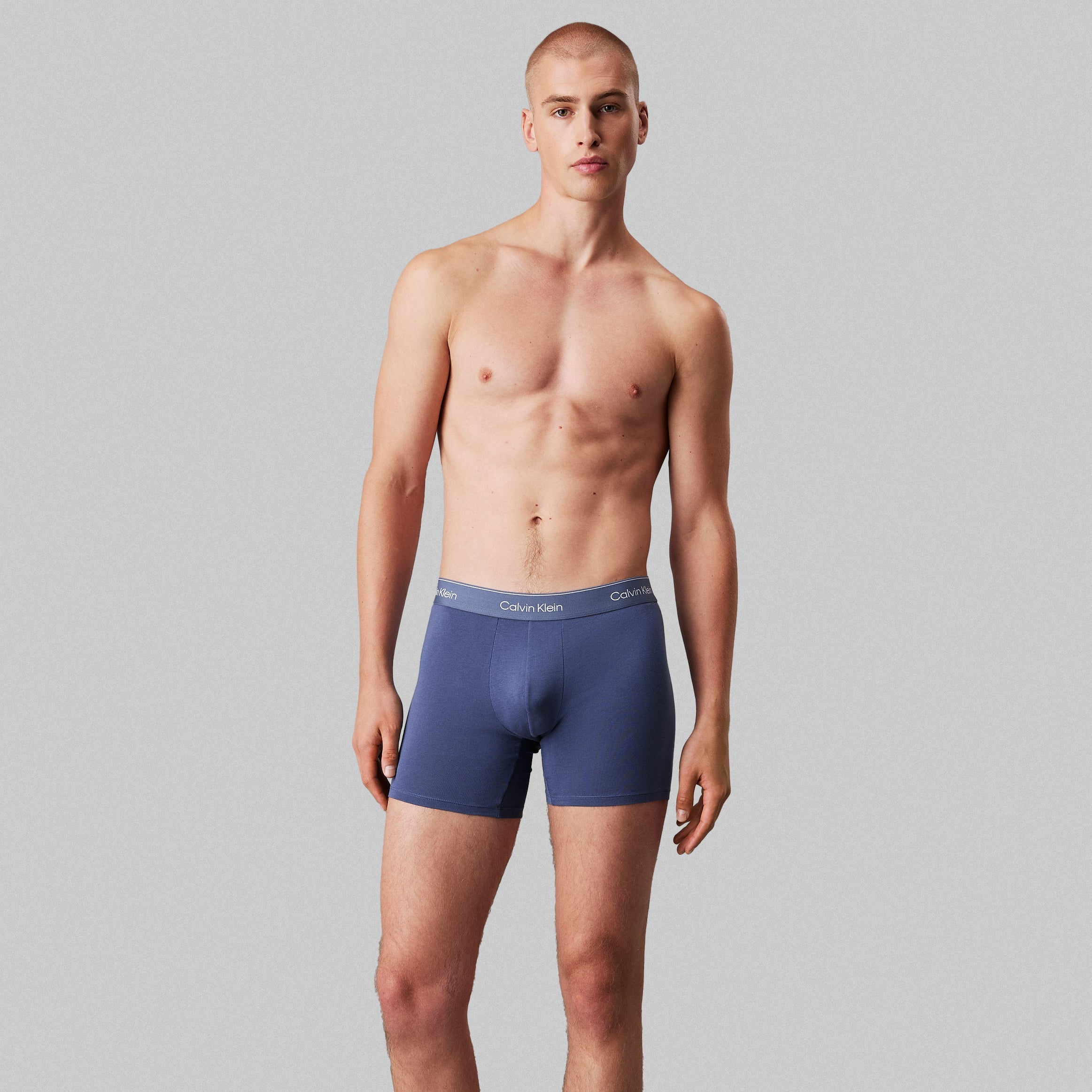 Calvin Klein ICON COTTON STRETCH Mens 3 Pack Boxer Briefs Multicoloured