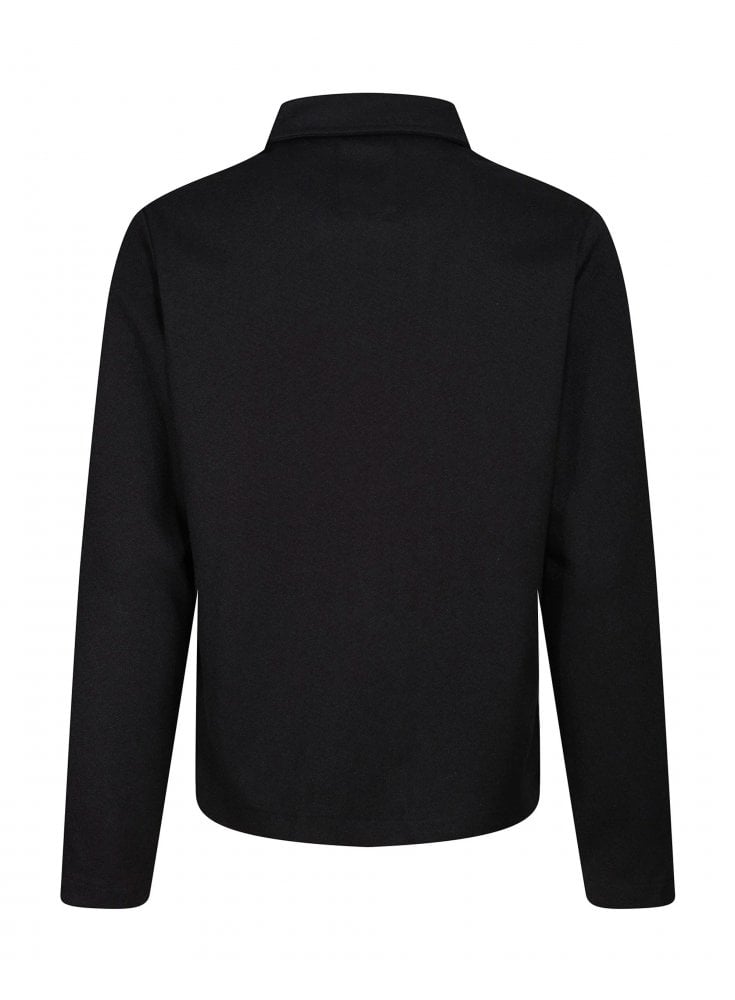 Luke 1977 Back Bone Zip Through Jacket Black