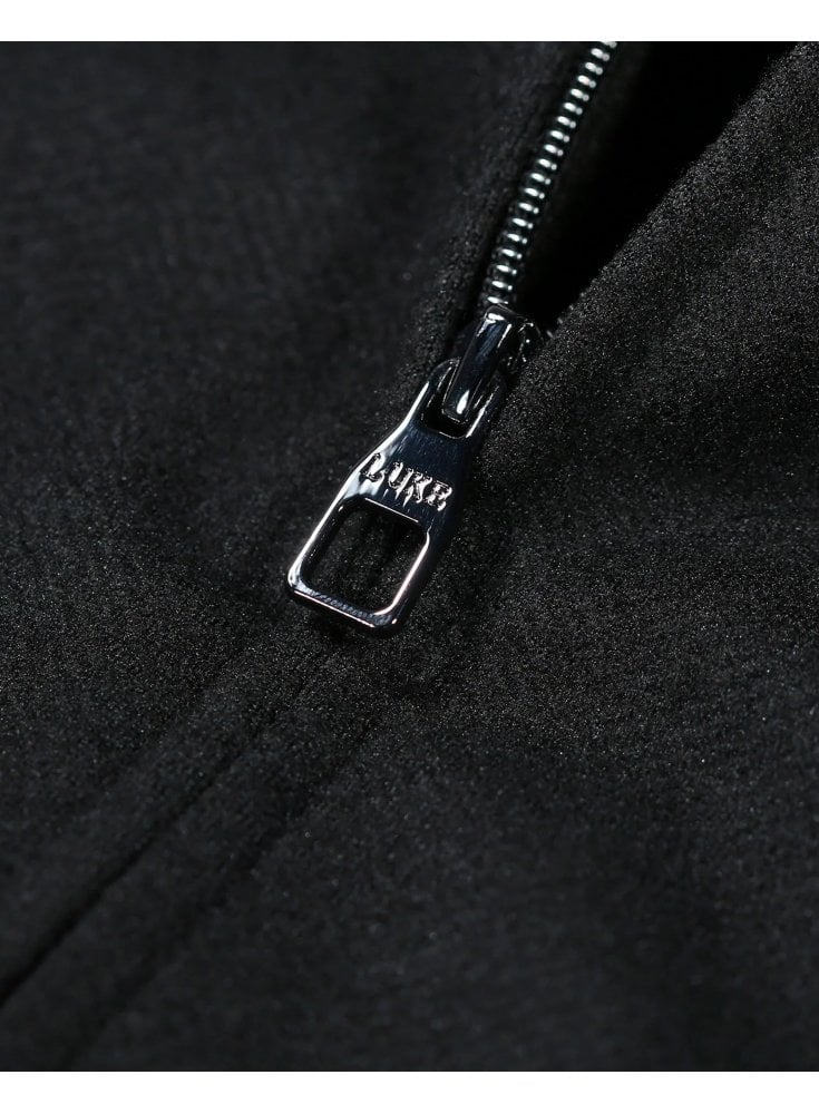 Luke 1977 Back Bone Zip Through Jacket Black