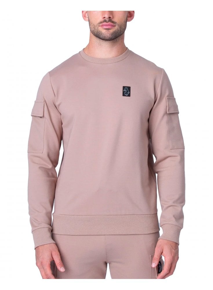 Luke Hunter Pocket Sweatshirt Oatmeal