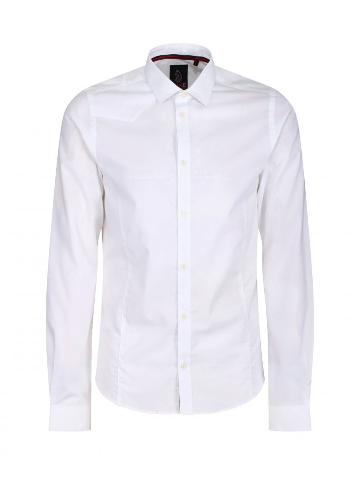 Luke Mainline Butchers Shirt White