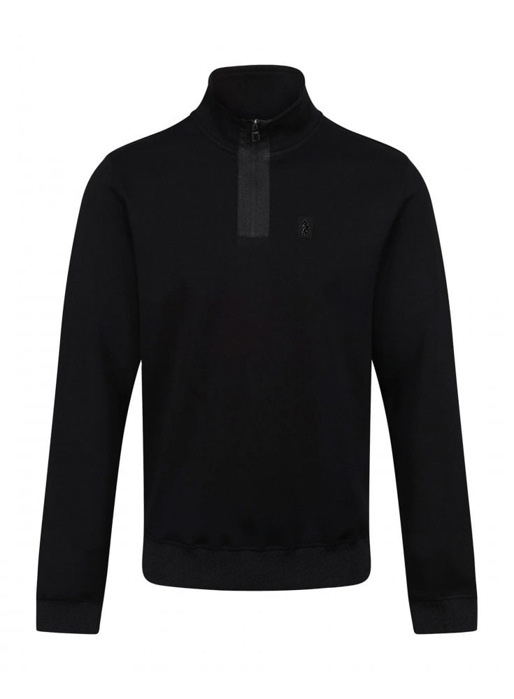 Luke 1977 Mainline Full Hardy Zip Sweatshirt Jet Black