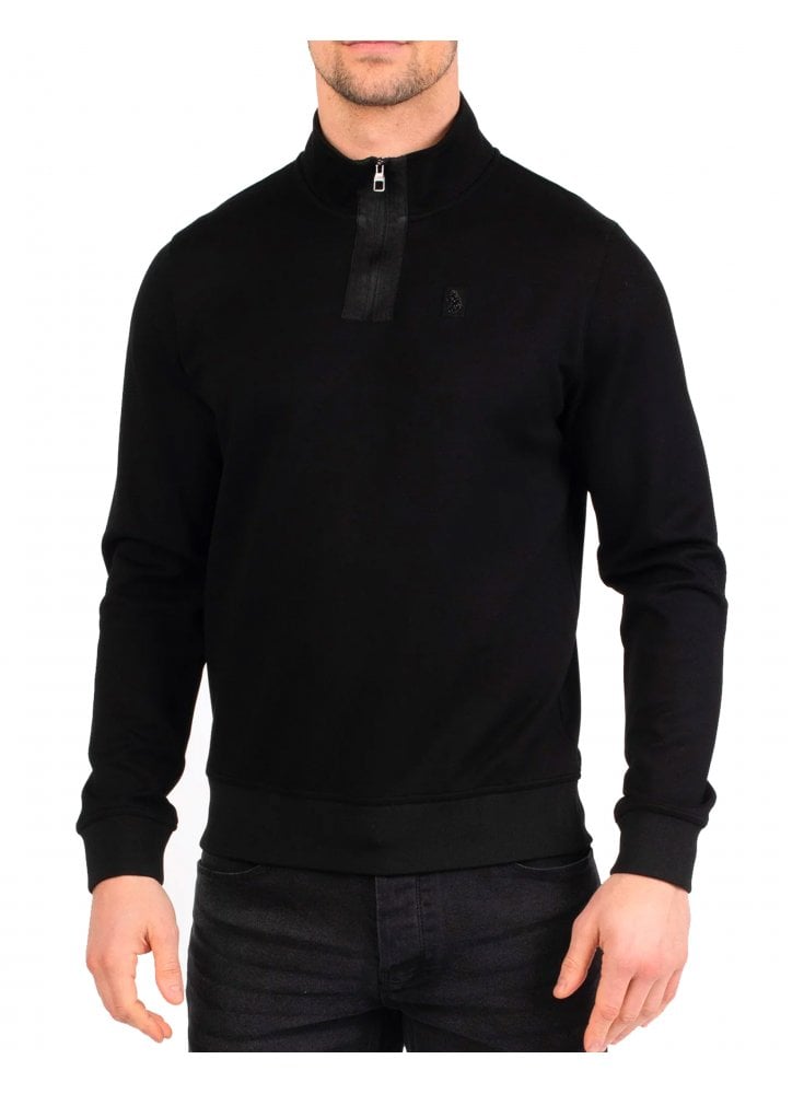 Luke 1977 Mainline Full Hardy Zip Sweatshirt Jet Black