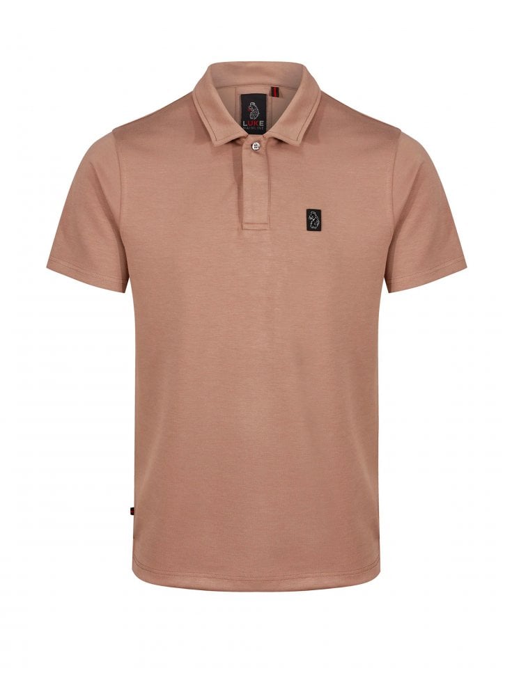 Luke Mainline Polo Shirt Short Sleeve Oatmeal