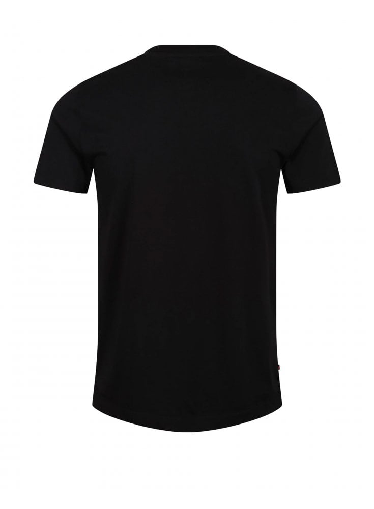 Luke Mainline Printed Jersey Tee Shirt Jet Black