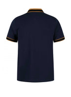 Luke 1977 Makati Detailed Polo Shirt Navy Gold