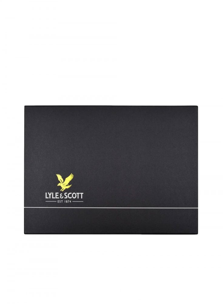 Lyle & Scott Cable Hat/scarf Set Dark Navy