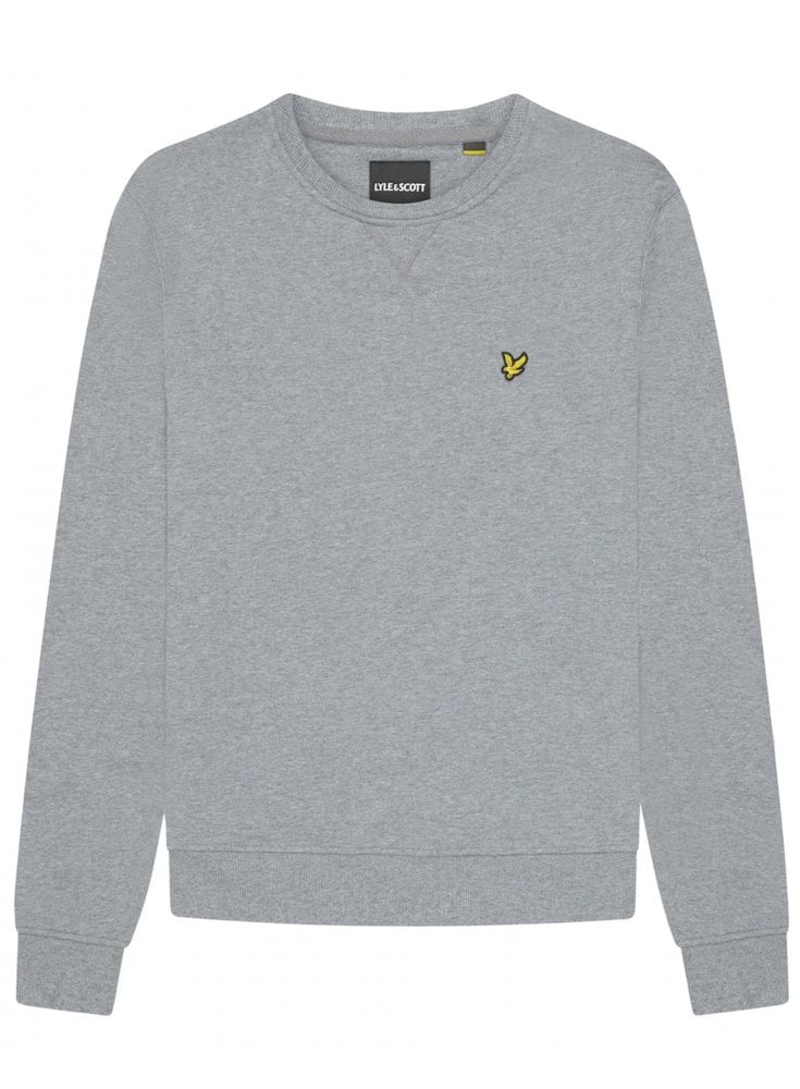 Lyle & Scott Classic Sweat Shirt Mid Grey Marl