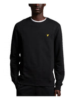 Lyle & Scott Crew Neck Organic Sweatshirt Jet Black