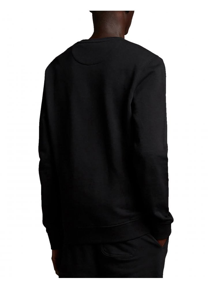 Lyle & Scott Crew Neck Organic Sweatshirt Jet Black