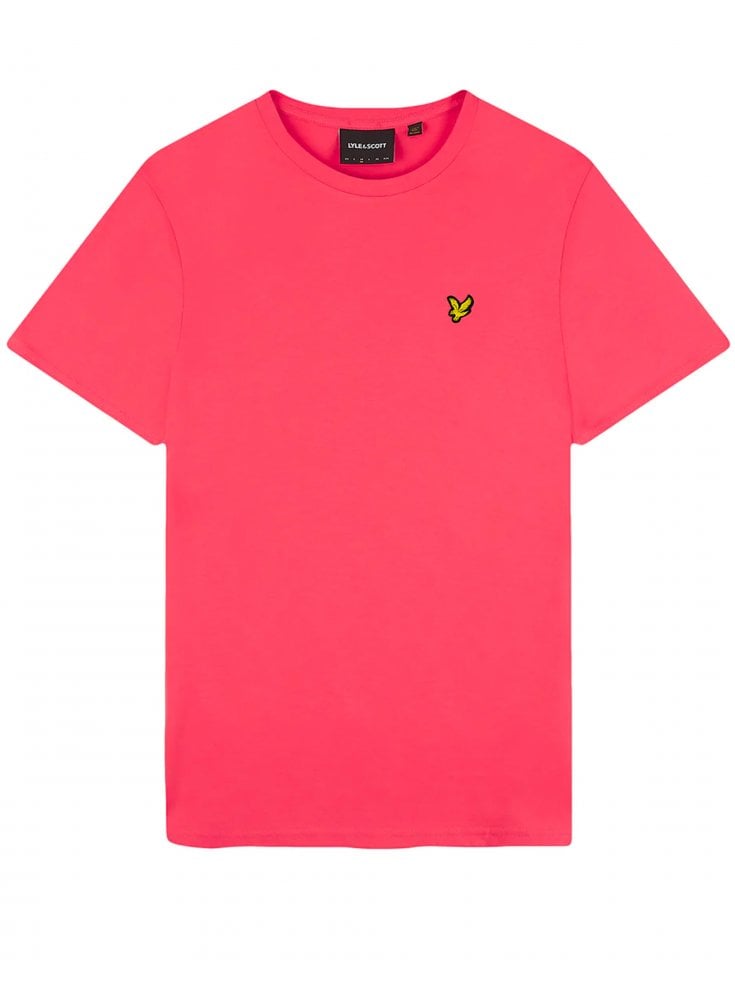 Lyle & Scott Crew Neck T Shirt Electric Pink