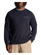 Lyle & Scott Embroidered Crew Neck Sweatshirt Gunmetal